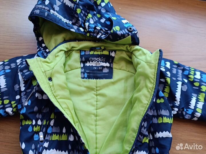 Комбинезон демисезонный crockid 74 80 для мальчика