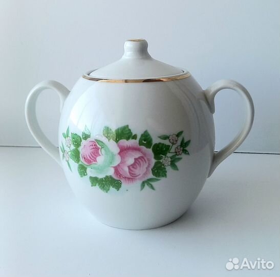 Сахарница СССР Первомайский фарфоровый завод