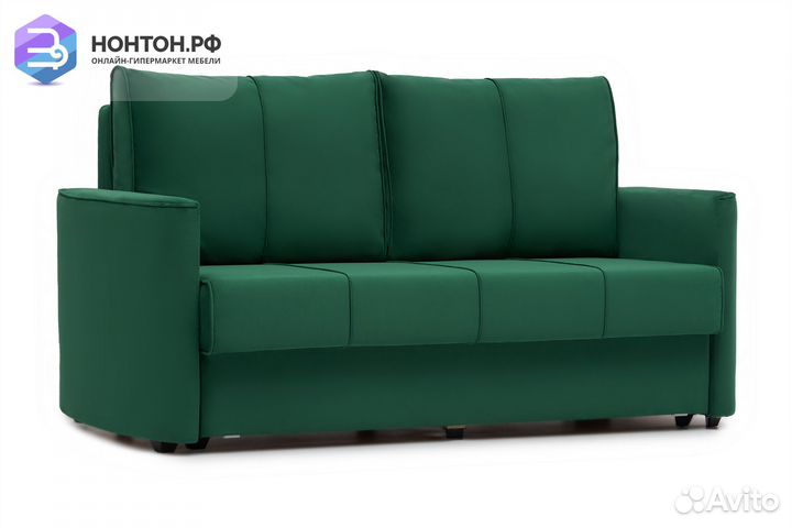 Диван еврокнижка Колибри изумрудный