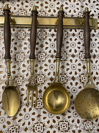 Набор кухонных, поварешки под антик