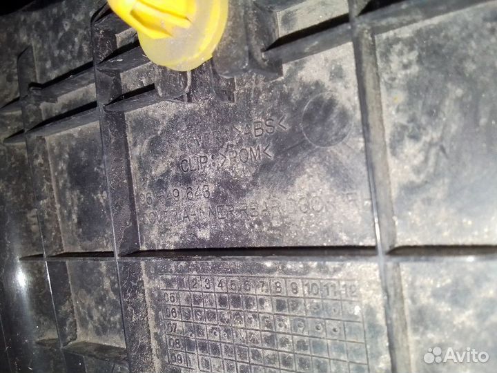 Накладка двери зад.прав. Chevrolet Aveo T250