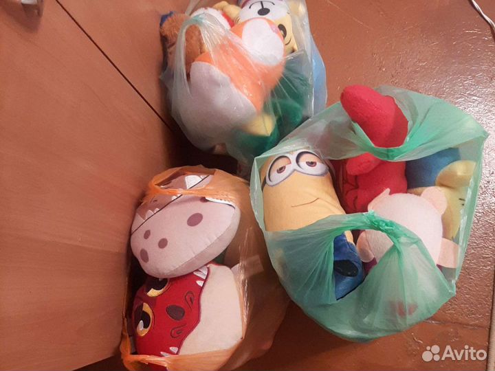 Мягкие игрушки пакетом