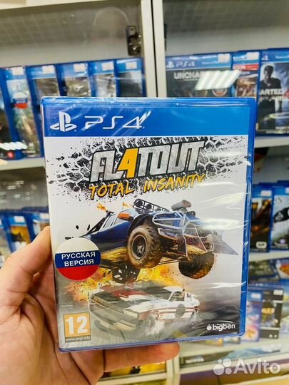 Flatout Total Insanity ps4 новый в плёнке