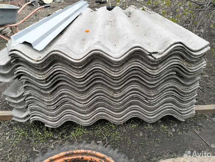 Шифер волновой бу