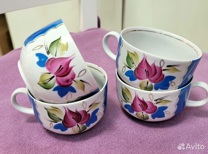 Чайный набор Туймазинского фарфорового завода