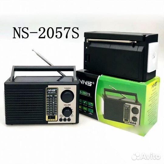 Радио - Портативная FM колонка NS-2057S