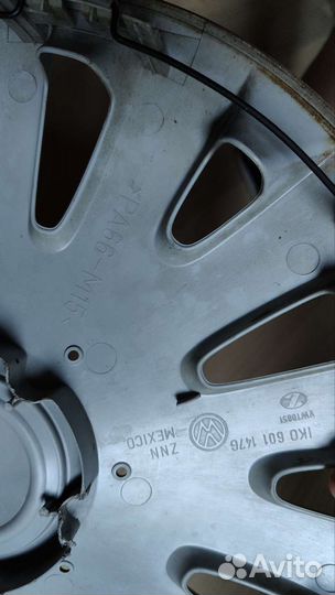 Продам оригинальные колпаки на Volkswagen jetta6