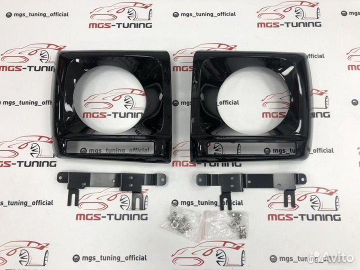 Очки под дхо Mercedes G-class w463 черные