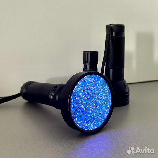 Уф фонарик для поиска янтаря 100 Led