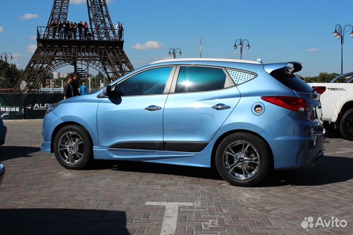 Заднее стекло на Hyundai ix35 Замена 1ч