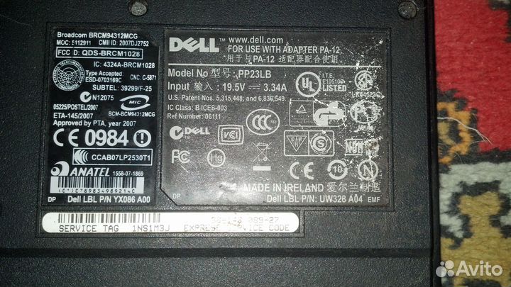 Acer icw50;Dell pp23lb;Samsung n210;Toshiba A200-1