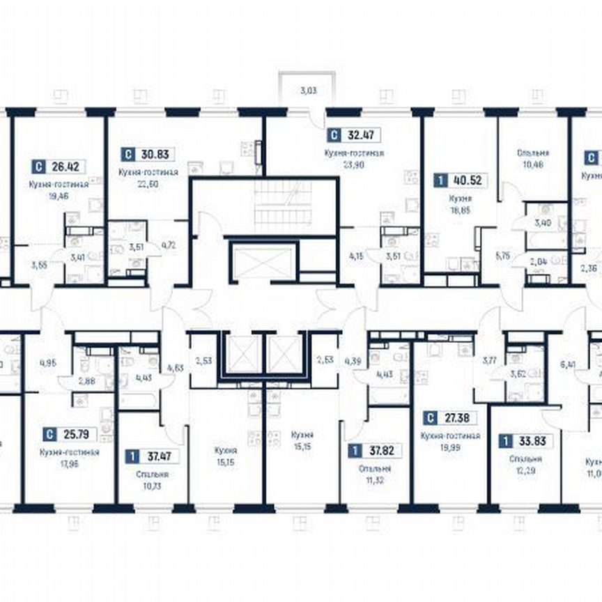 Квартира-студия, 28,8 м², 6/18 эт.