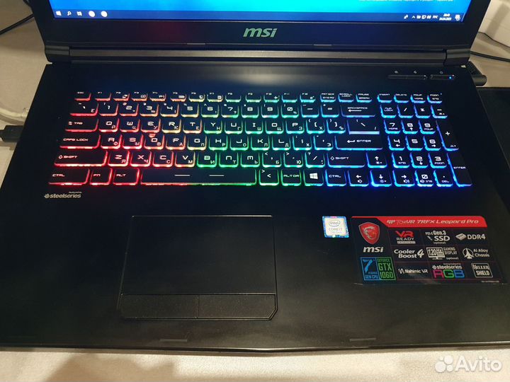 Игровой ноутбук msi 17 3