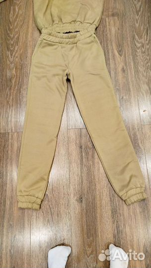 Спортивный костюм на флисе серый 42 44