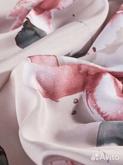 Штора готовая 140х260 на шторной ленте бежевая