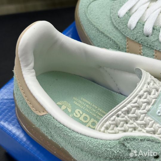 Кроссовки Adidas Gazelle Indoor Semi Green Spark 3