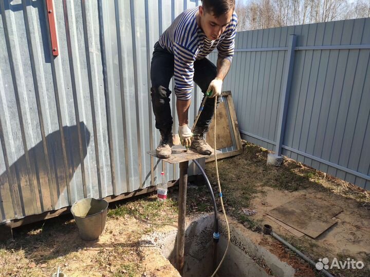 Бурение скважины ударно канатный метод