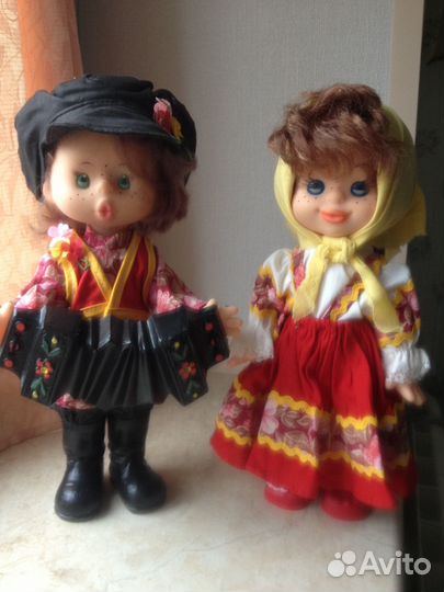 Куклы сувенирные 2шт