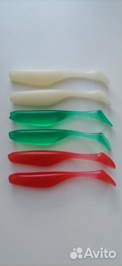 Силиконовые приманки упаковка 6 шт