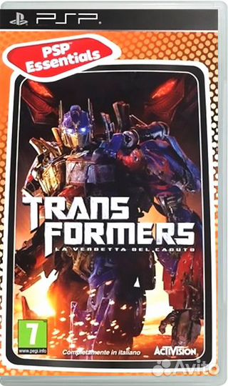 Transformers: Revenge of the Fallen PSP, английска