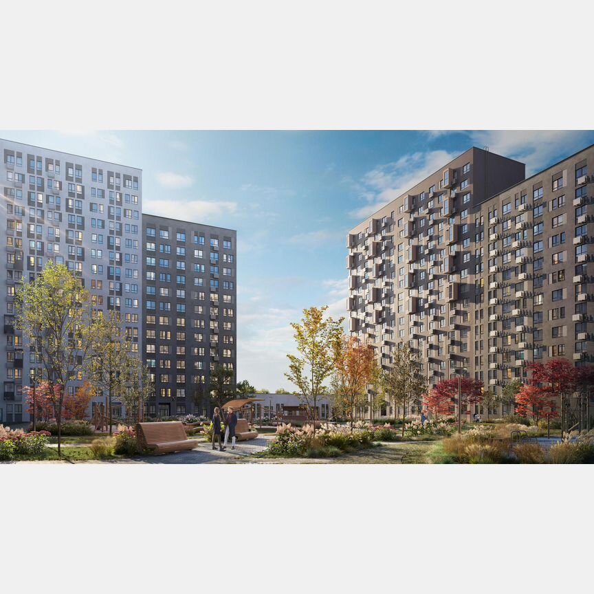 2-к. квартира, 53,5 м², 1/16 эт.