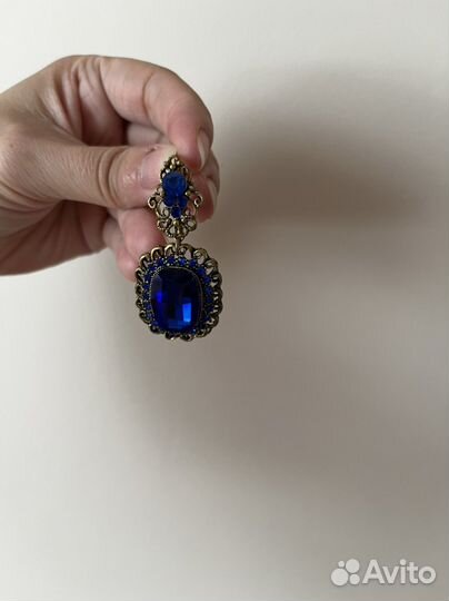 Ободок с серьгами