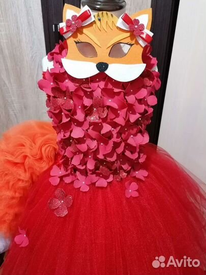 Платье лисички