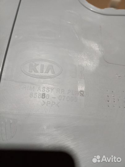 Обшивка стойки задняя правая Kia Picanto 1