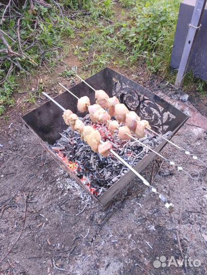 Костровая чаша с крышкой