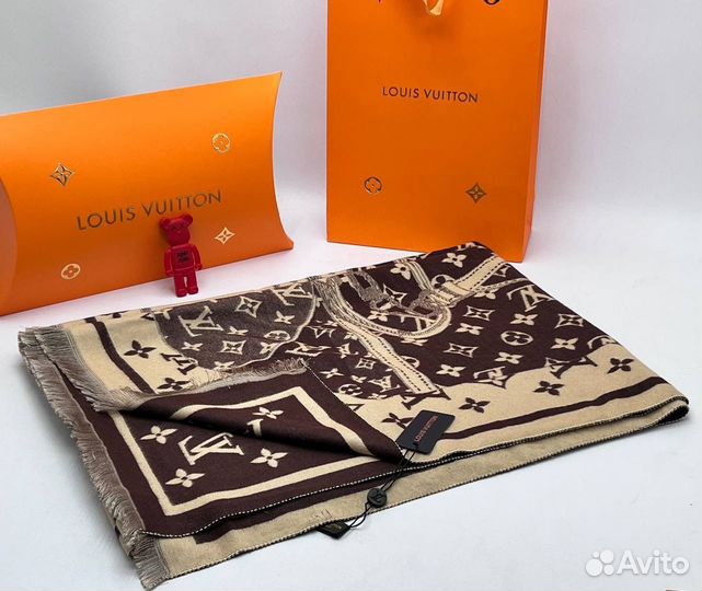 Палантин louis vuitton кашемир