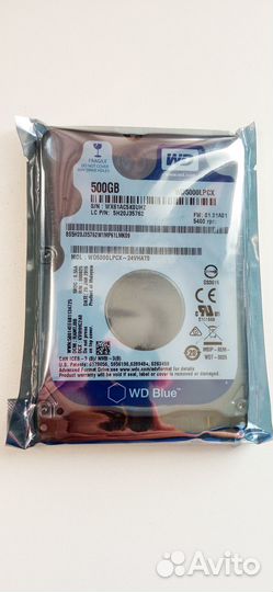 Жесткий диск 500GB для ноутбука