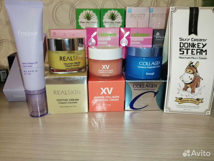 Крема для лица, рук, ног, тела, корейская косметик