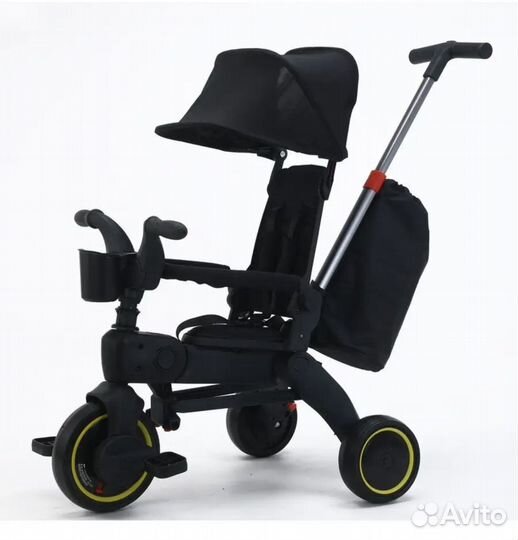 Велосипед с родительской ручкой