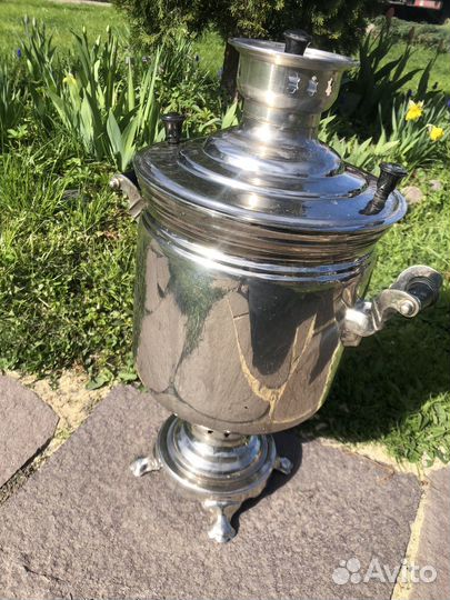 Самовар на дровах как новый Тула 7 л