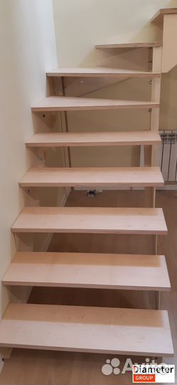 Современная лестница в частное строение