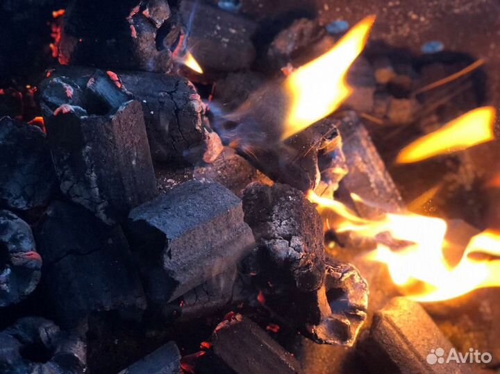 Уголь для мангала, камина/Древесный уголь 2 и 10кг