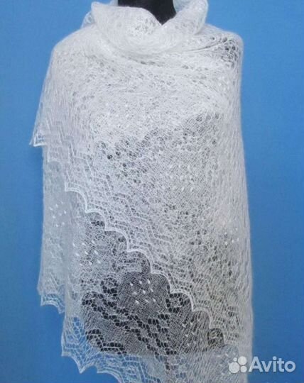 Пуховый платок (паутинка) в подарок