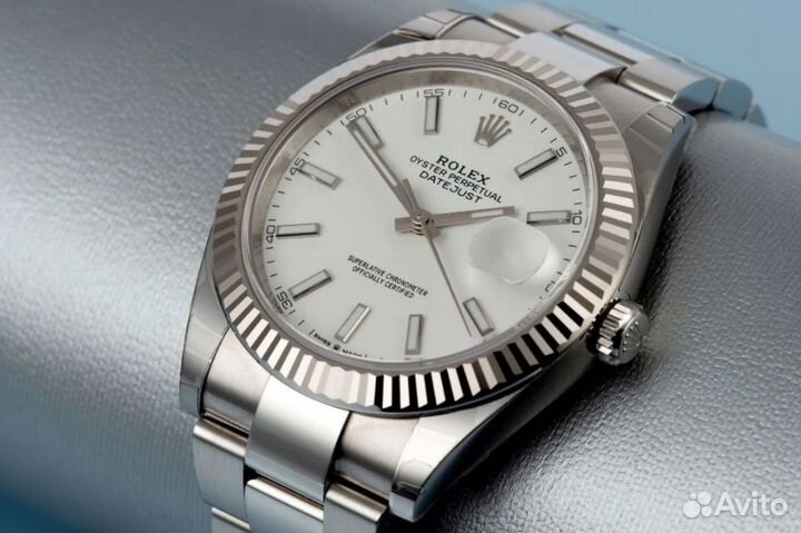 Часы Rolex Datejust 41 White Rolesor Oyster 126334