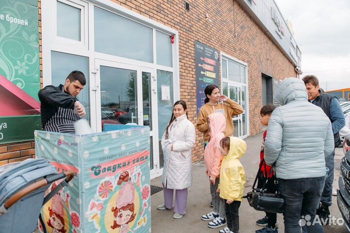 Сладкая (сахарная) вата на праздник