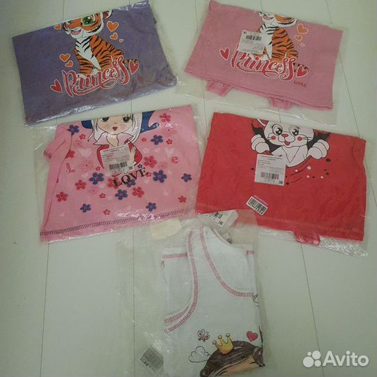 Комплекты майка и трусы новые