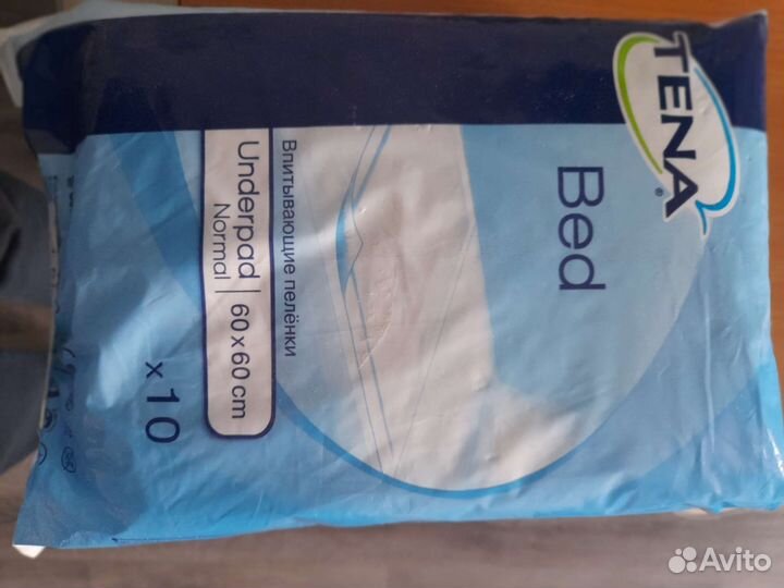 Памперсы для взрослых seni 3 и Простыни Тена Бэд