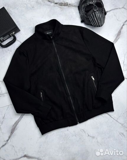 Куртка замшевая мужская zegna