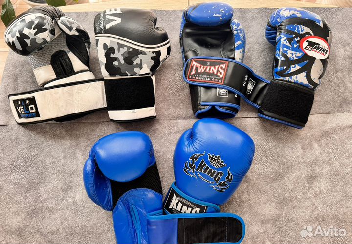 Боксерские перчатки 10 oz натуральная кожа