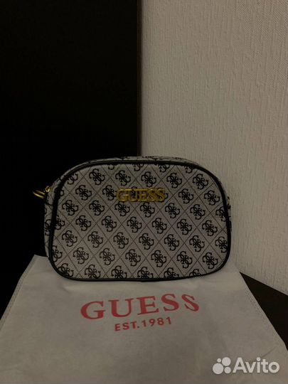 Сумка женская guess вместительная кросс боди