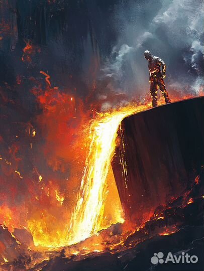 Картина маслом ручной работы