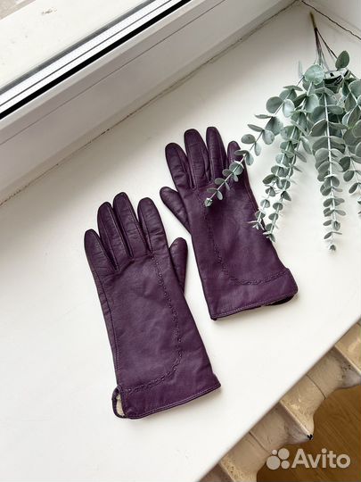 Перчатки натуральная кожа