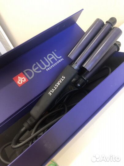 Dewal плойка тройная для волос