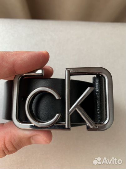 Ремень кожаный мужской Ck
