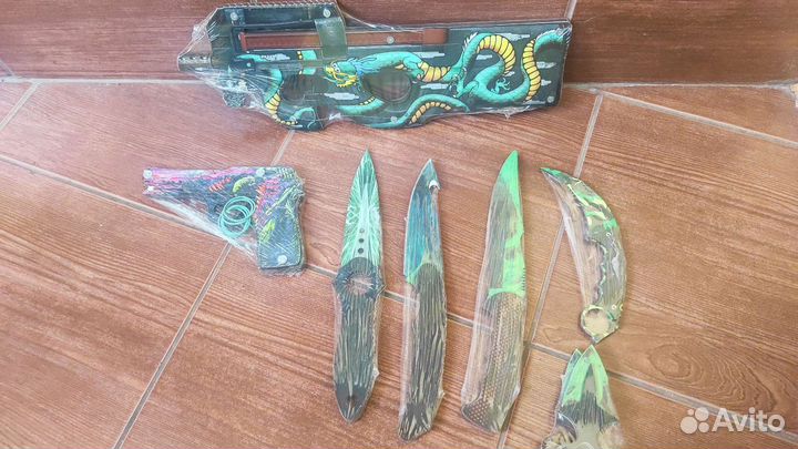 Деревянное оружие Изумрудный Дракон