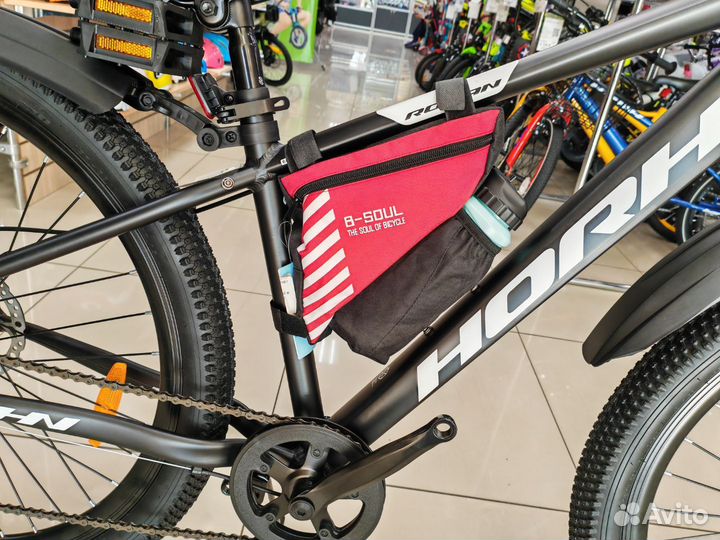 Велосумка STS BC-BG061 в раму красно-белый